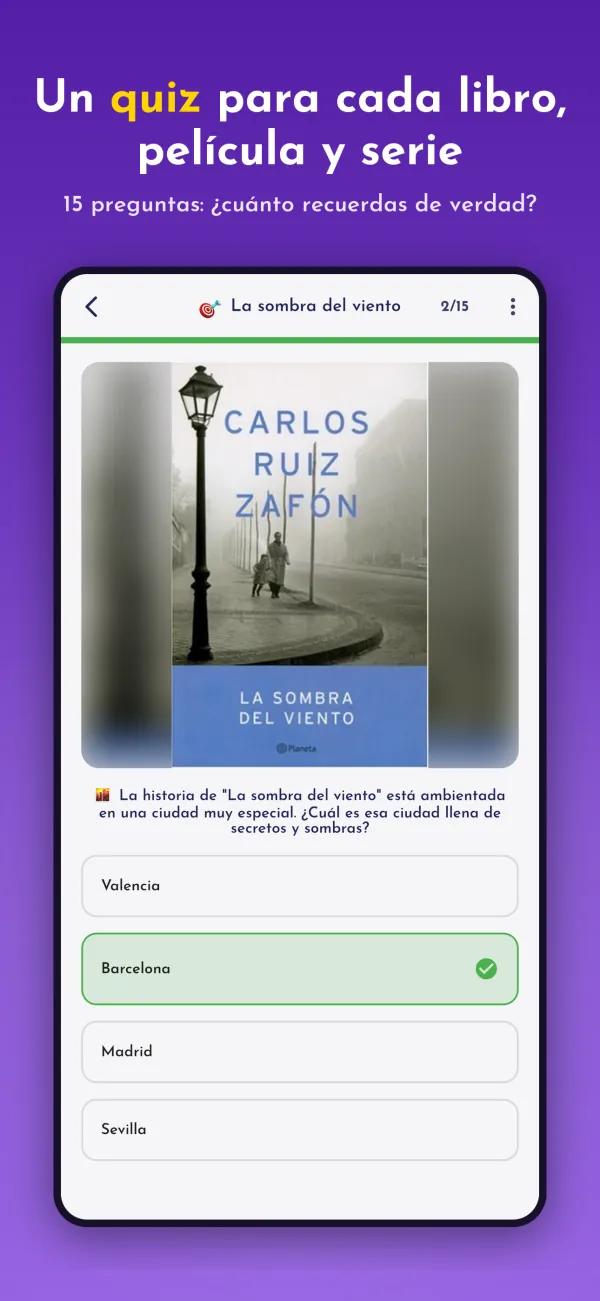 Un quiz para cada libro, película y serie. 15 preguntas: ¿cuánto recuerdas de verdad?