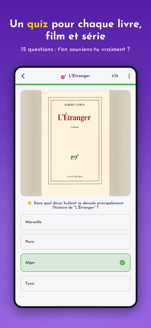 Un quiz pour chaque livre, film et série. 15 questions : t'en souviens-tu vraiment ?