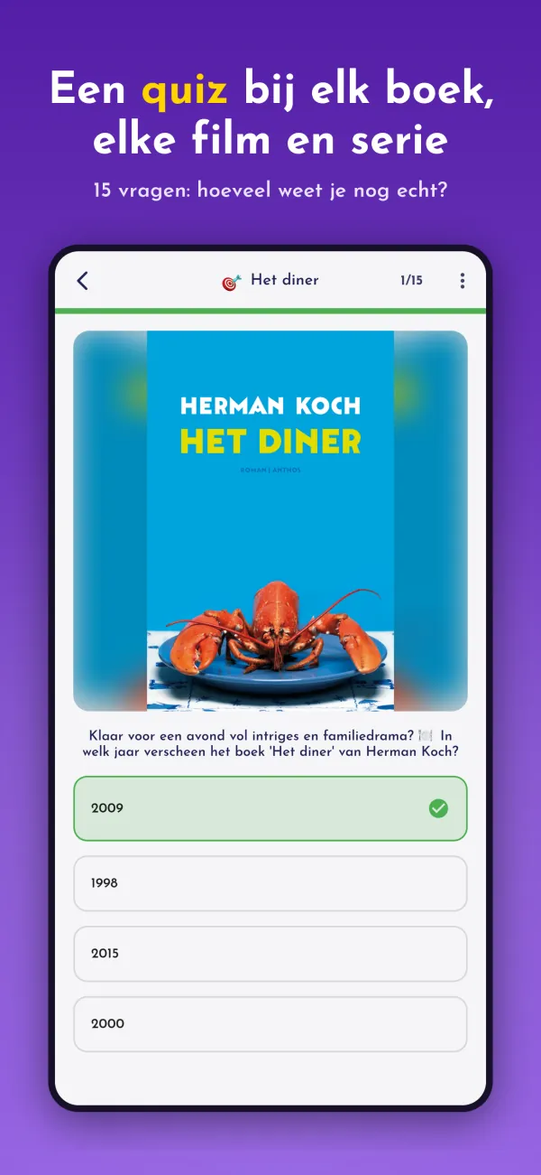 Een quiz bij elk boek, elke film en serie. 15 vragen: hoeveel weet je nog echt?